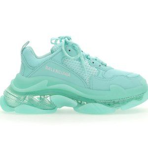 Balenciaga Triple S Clear Sole Sneaker Mint Green 40